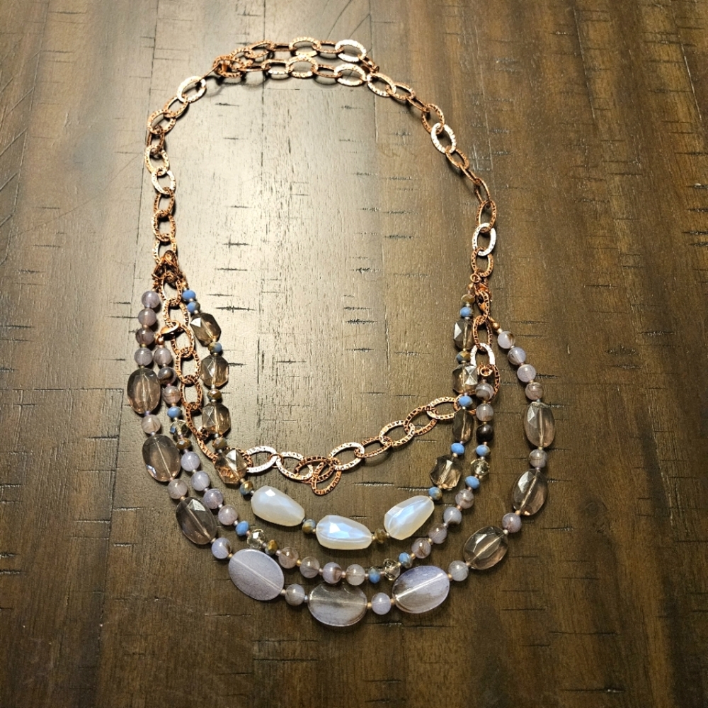 Premier Designs adjustable copper necklace
